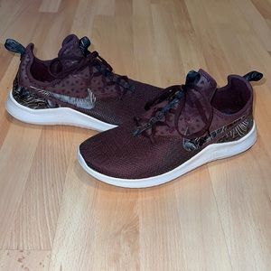 Purple Nike Free Sneakers